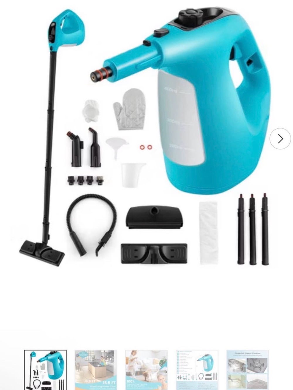 Costway Multipurpose Steam Mop 14 pieces